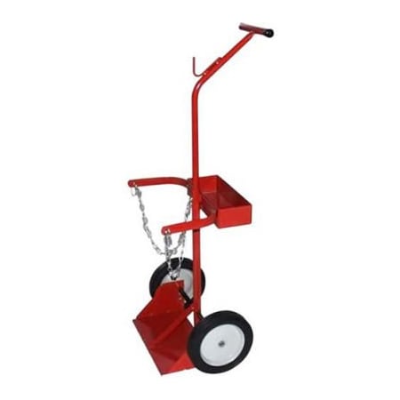 Milwaukee Hand Trucks Milwaukee Cylinder Truck 40143 - Dual Cylinder - 200 Lb. Capacity 40143